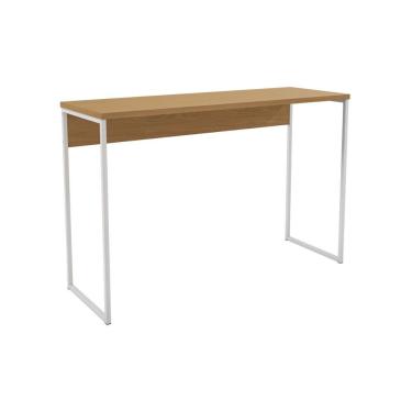 Imagem de Bancada Ilha Cozinha Gourmet Industrial LI043 136cm Canela/Branco - Kappesberg