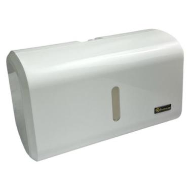 Imagem de TOALHEIRO COMPACTO URBAN BRANCO 11,2x14x23,7CM DISPENSER DE PAPEL TOAL