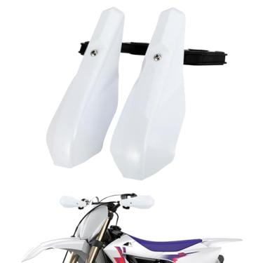 Imagem de AnXin Protetores de mão de motocicleta 7/20.3 cm e 1 1/20.3 cm protetor de mão proteção universal para TX125 FE 701/SM 501/S 450 350/S 250 TE 150 250/i 300/i FC 250 350 450 Dirt Pit Bike ATV branco