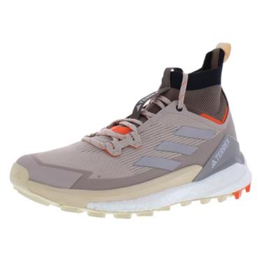 Imagem de adidas Tênis de caminhada masculino Terrex Free Hiker 2.0, Wonder Taupe/Earth Strata/Core preto-bege, 41