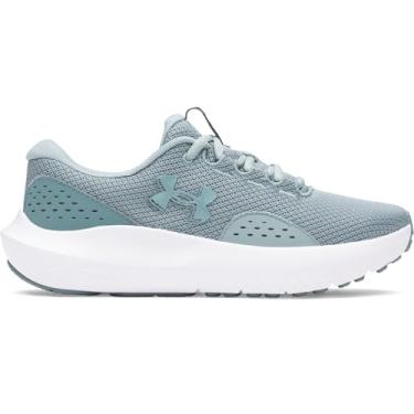 Imagem de Under Armour Tênis de corrida feminino Charged Surge 4, (323) Serpentina/azul jaspe/serpentina metálica, 38