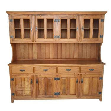 Imagem de Armário De Cozinha Em Madeira Demolição Nobre 2x1,90m Sudeste Rústico