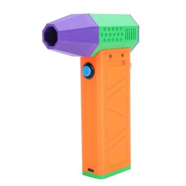 Imagem de Asixxsix Soprador de ar elétrico, soprador de ar recarregável sem fio potente de 140.000 RPM, ventilador turbo portátil para teclado de computador, carro e casa (Laranja)
