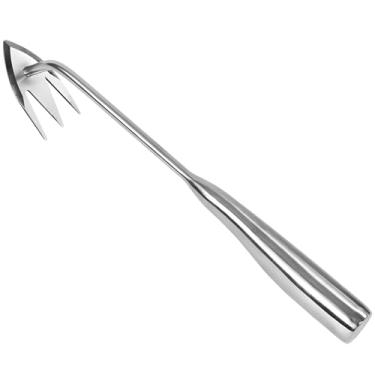 Imagem de Extrator de ervas daninhas de aço preciso, ferramenta de jardim inoxidável, remoção sem esforço, longa duração, 34,5 cm/34,5 cm de comprimento para várias tarefas