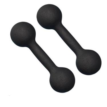 Imagem de Par De Halter Bola Pintado 9Kg Fitnes Academia Ar Livre - Camarx