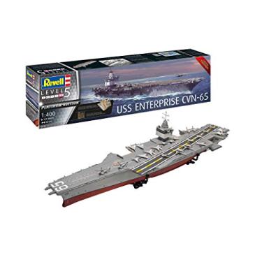 Imagem de Revell RV05173 05173 USS Enterprise CVN-65 Platinum Edition 1:400 Kit de modelo em escala de 1:400, sem pintura