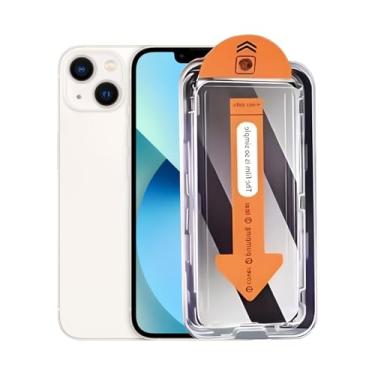 Imagem de Pacote com 1 protetor de tela antiespião de privacidade fosco para iPhone 16e/13/13 Pro/14 (6,1 polegadas), vidro temperado 9H, antirreflexo, cobertura total, antiimpressões digitais, remoção