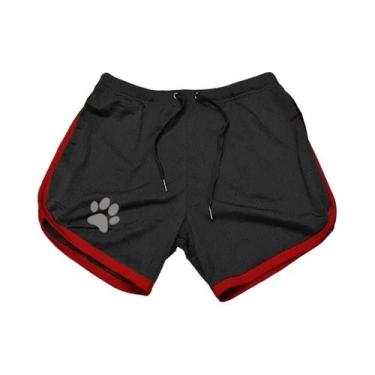 Imagem de Shorts De Verão Masculinos Respiráveis Em Malha Para Academia, Fitness