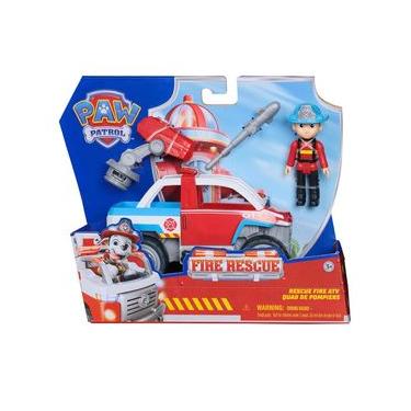 Imagem de Patrulha Canina Carrinho Grande com Boneco Ryder Fire Rescue