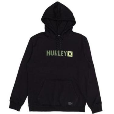Imagem de Moletom Hurley Canguru Square 2 WT25 Masculino-Masculino