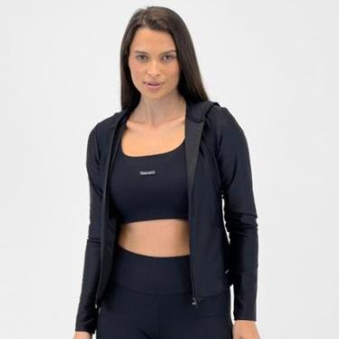 Imagem de Jaqueta Rosa Bella em Tecido Allure com Capuz Feminina-Feminino