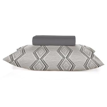 Imagem de Jogo Roupa de Cama Solteiro Simples, 100% algodão 120 fios Teka Crystal