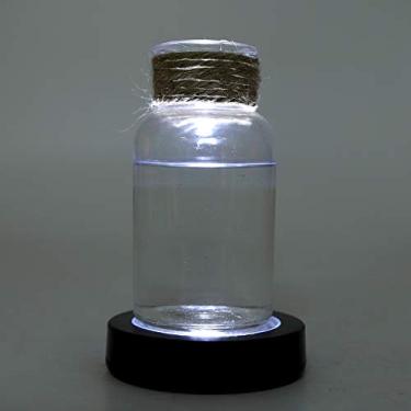 Imagem de Zerodis Porta-copos Com Iluminação LED, Formato Redondo, Base que Muda de Cor Com Efeito Brilhante para Garrafas de Vinho, Festa, Casamento, Natal, Porta-copos para Decoração de Halloween (Luz