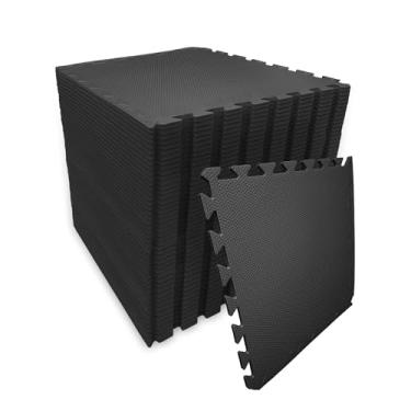 Imagem de SELLER Tapete de Encaixe em EVA – 48 peças 50×50 cm, 5mm espessura, superfície antiderrapante, modular tipo quebra-cabeça, com bordas, piso infantil, academia, brinquedoteca, proteção contra impacto e conforto