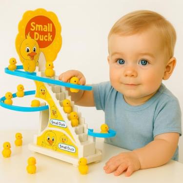 Imagem de Brinquedo Patinho Playground Infantil Baby Escorrega Tobogã Musical - Small Duck