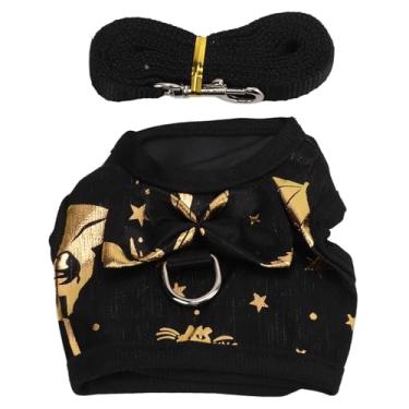 Imagem de Acouto Trela ​​de Arnês de Nylon Macio Ajustável – Colete de Coelho Confortável para Pequenos Animais de Estimação, Incluindo Coelhos, Furões, Gatinhos e Porquinhos-da-índia Com Alças de Peito e (L)