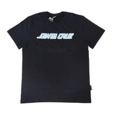Imagem de Camiseta Santa Cruz Classic Strip - Preto-Masculino