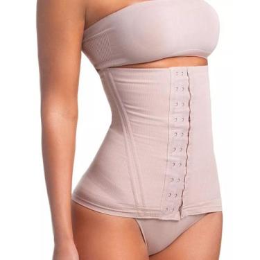 Imagem de Cinta modeladora sem costura trifil ce1300 8 barbatanas flexivel alta 