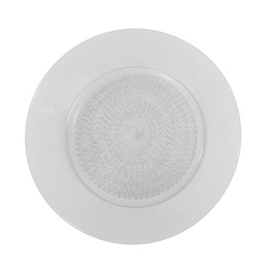 Imagem de Prato Raso De Vidro Acquamarine Transparente 22,5cm Class Home