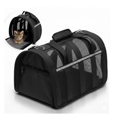 Imagem de Bolsa Transporte Pet Cachorro Gato Coelho Porquinho Animais Estimaçao Passeio Viagem Carro Mala Confortavel Segura