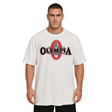 Imagem de Camiseta Oversized Mr Olympia Streetwear Algodão Estilo Urbano Academia Treino-Masculino