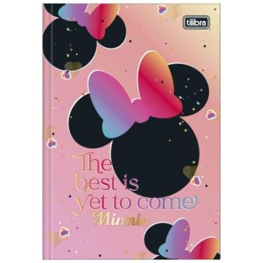 Imagem de Caderno Brochura Capa Dura 1/4 Pequeno Minnie 80 Folhas Tilibra Estampa 3