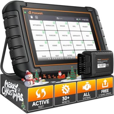 Imagem de Scanners FOXWELL 2025 NT809BT Ferramenta de digitalização bidirecional, ferramenta de diagnóstico de scanner OBD2 com 30 manutenções, leitor de código de todos os sistemas para carros e caminhões