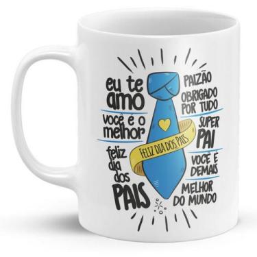 Imagem de Caneca dia dos Pais - Gravata e frases - Gráfica Sublime