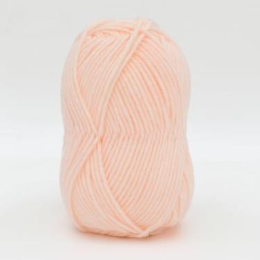 Imagem de Fio de algodão de leite de 4 camadas para crochê – fio de tricô macio para amigurumi, chinelos, cobertores e projetos de artesanato DIY (07 tons de pele)