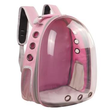 Imagem de Mochila de Transporte Pet com Janela Transparente 360º para Gatos e Cães Pequenos — Ventilação Avançada, Conforto para Viagens, Passeios e Atividades ao Ar Livre