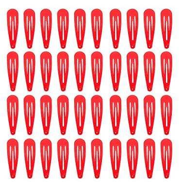 Imagem de Pacote com 40 grampos de cabelo, presilhas de cabelo em forma de gota d'água de aderência forte para mulheres, essenciais invisíveis em forma de U, cabelo grosso e fino para uso diário, acessórios de