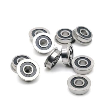 Imagem de F6800 RS 2RS LF-1910RS Flanged Flange Deep Groove Ball Bearings 10x19x5mm 5Pcs(5PMF148RS 8X14X4)
