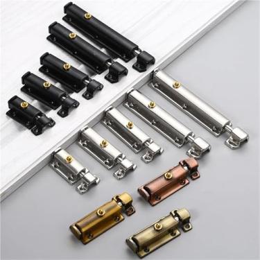 Imagem de Fechaduras automáticas de aço inoxidável, fechaduras, fechaduras, 1 peça (12,7 cm - preto)