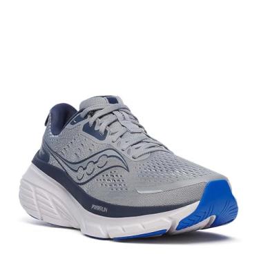 Imagem de Saucony Tênis masculino Guide 18, Pederneira/azul-marinho, 44