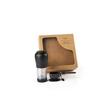 Imagem de Kit Presente Pressca – Cafeteira Portátil 350 ml + Balança Dosadora Dose Certa + Caixa Presenteável, Portátil e Prático, Cor: Preto