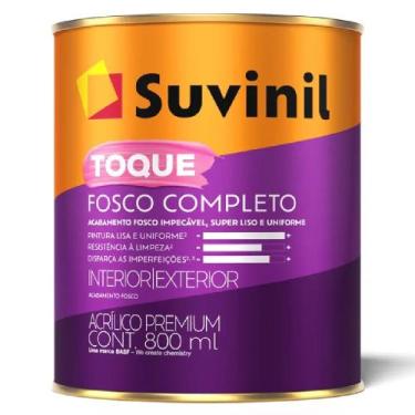 Imagem de Tinta Acrílica 0,8 Litros Toque Fosco Base B2 - 50841831 - SUVINIL