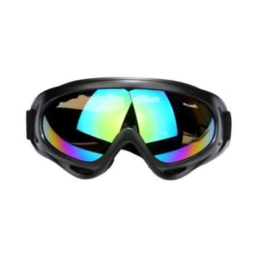 Imagem de Capacete De Motocicleta Com Óculos Removíveis, Máscara Tática Para Mot