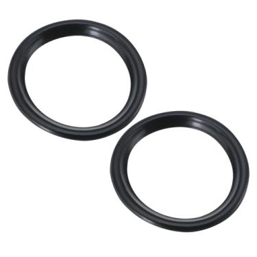 Imagem de SG Store 2 peças de reposição de vedação de botão de bloqueio da tampa da porta traseira do carro 16182752701C compatível com VW compatível com Golf Mk1 compatível com Passat Black