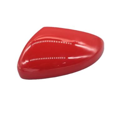 Imagem de Peças de automóvel capa para espelho retrovisor/capa inferior/espelho de vidro compatível com honda fit jazz 2021 2022 2023 2024 pintura em spray(Red LH)