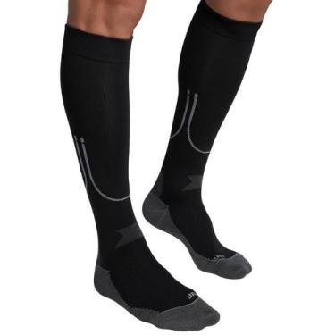 Imagem de Meia de Compressão Lupo Running 3/4 Emana Power Fit Corrida Performanc