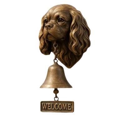 Imagem de Campainhas Com Tema De Cão, Campainhas Decorativas Com Tema Animal Vintage E Rústico, Decoração De Parede Campainha De Porta Para Cão, Para Portão, Jardim, Quintal, Casa, Sala De Segurança