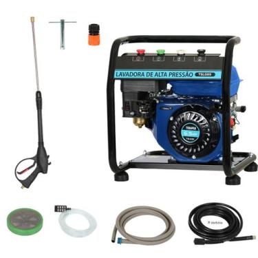 Imagem de Lavadora de alta pressão a gasolina portátil 6,5cv 193 bar Tssaper Mod