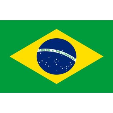Imagem de Painel de Lona Bandeira do Brasil - Fabrika de Festa, 100x070cm