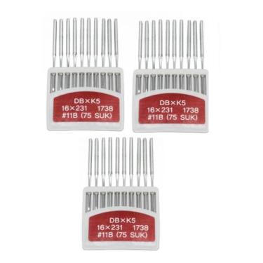 Imagem de 30 Agulhas Bordadeira Industrial Dbxk5 (ponta Bola) - Orange