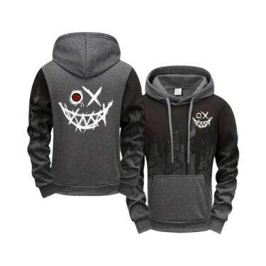 Imagem de Conjunto De Moletom Casual Masculino Para Outono E Inverno, Com Capuz,