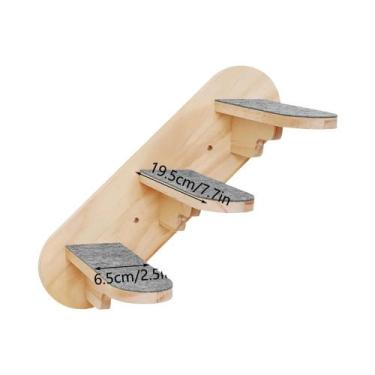 Imagem de Escadas Flutuantes Para Gatos Montadas Na Parede Prateleiras De Escala