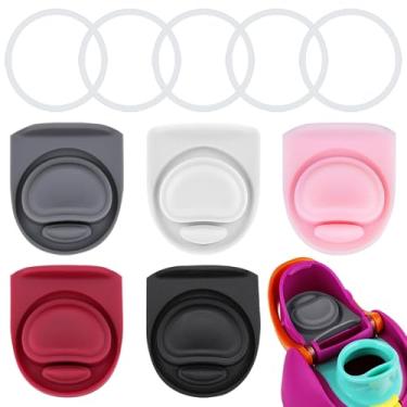 Imagem de ZONBBEE Rolha de substituição e anel de vedação de borracha compatível com Owala FreeSip 680 g, tampa de anéis de vedação superior de garrafa para Owala 16/19/24/32/1,134 g tampa de boca acessórios de