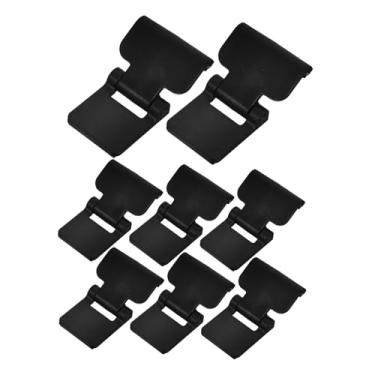 Imagem de 8 clipes de tampa de aquário fivela de prevenção de fuga para caixa de alimentação de tartaruga, fácil instalação, clipes de gaiola de terrário, trava segura para tanques de répteis e caixas de estar