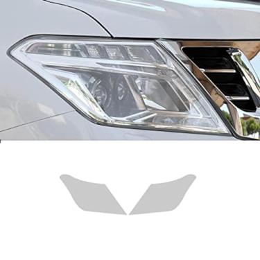 Imagem de Película de farol de carro para Patrulha Ni/ssan Y62 2012-2018 Película protetora de farol de carro luz frontal transparente em formato pré-cortado acessórios adesivos