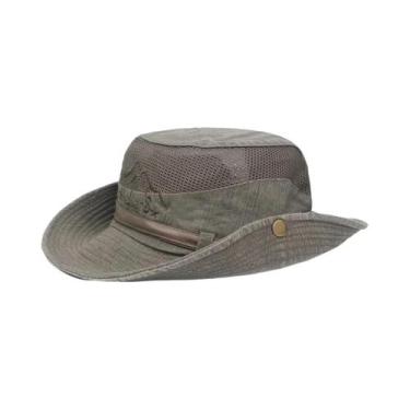 Imagem de Chapéu De Sol Masculino De Verão Em Malha Respirável Estilo Panamá Par